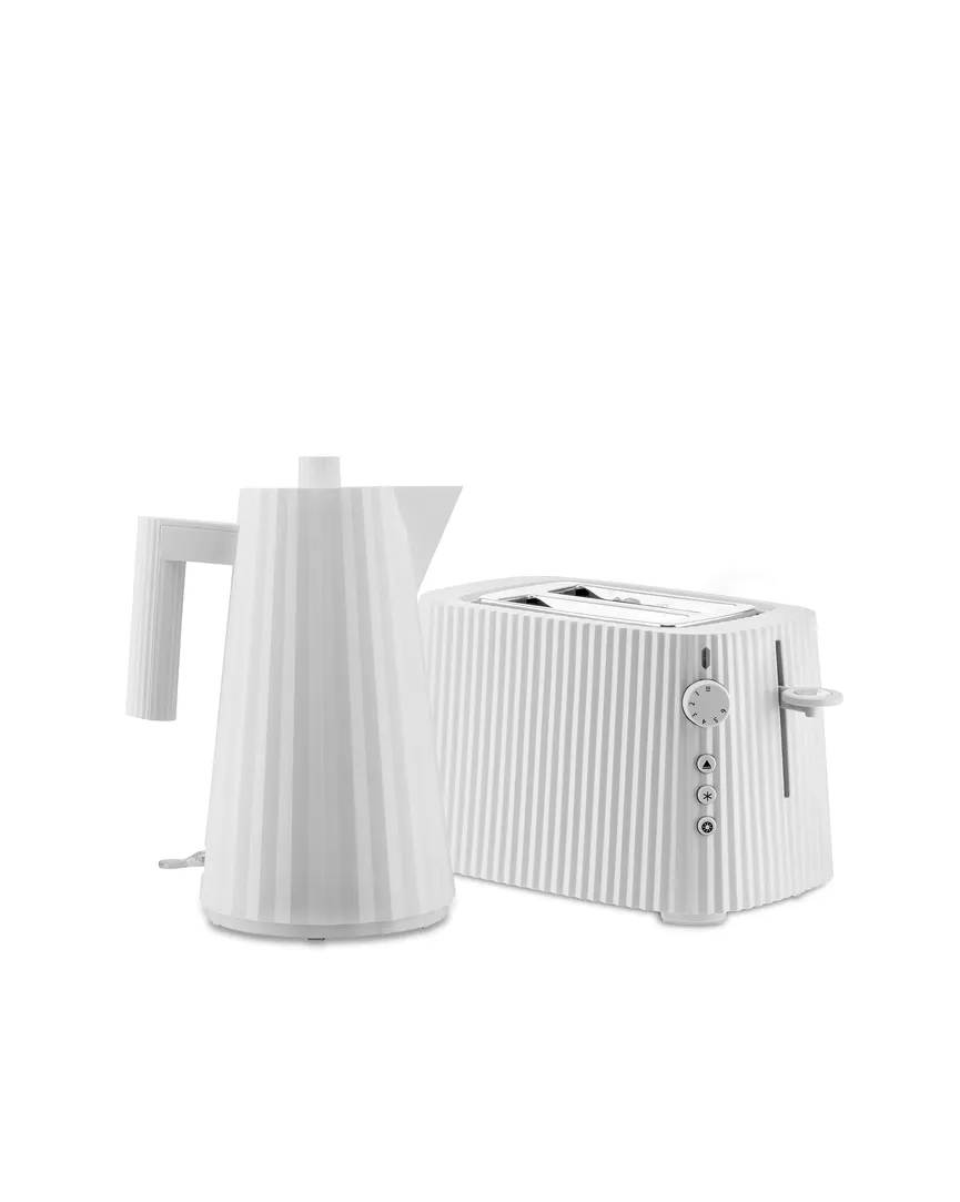 Bundel "Plisse" 2-tlg. weiss material_farbe