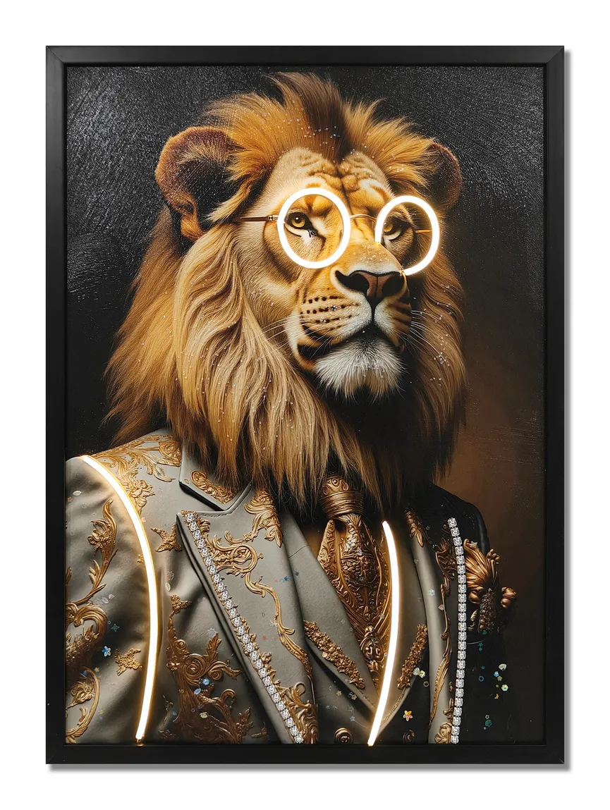 LED-Bild "George (Löwe)" hauptaufnahme