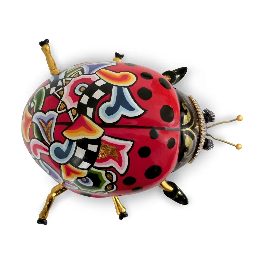 Figur "Lady" Marienkäfer M detail