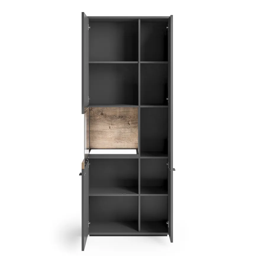 Vitrine 2-trg. links, detail