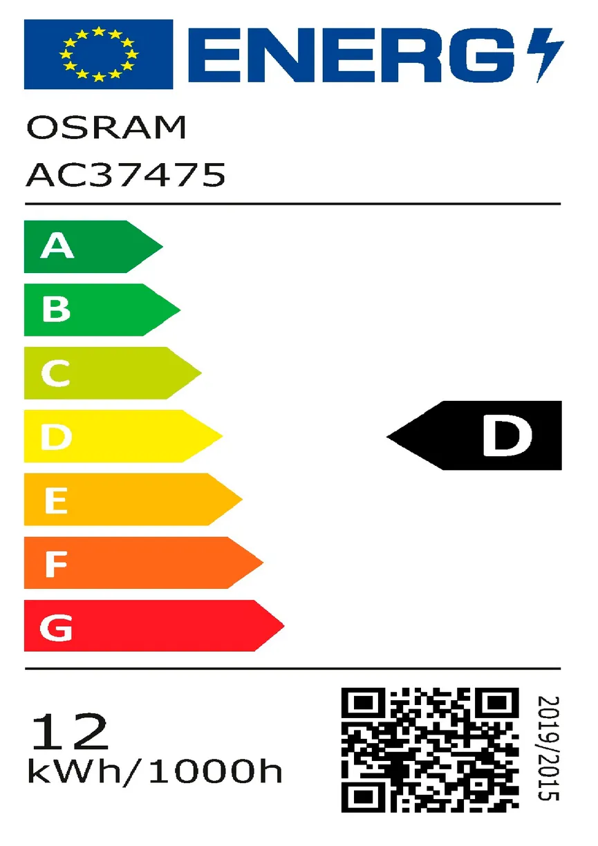 E27/11 Watt LED Globe dimm. energielabel