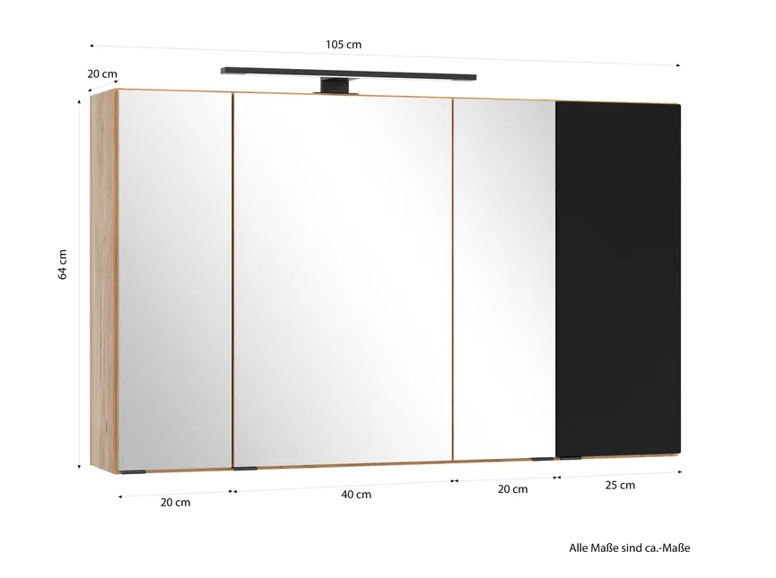 *Spiegeltürenschrank detail