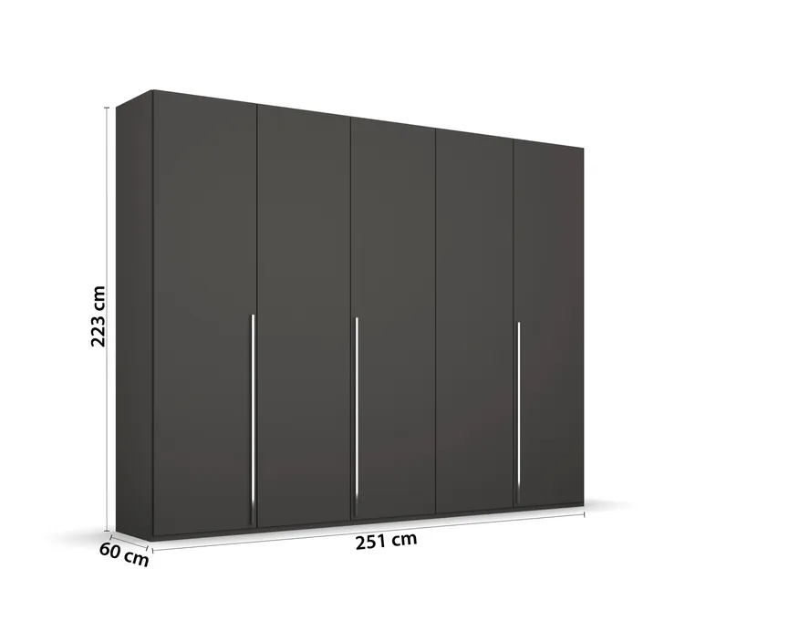 Drehtürenschrank 5-trg. detail