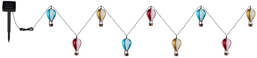 LED-Solarlichterkette detail