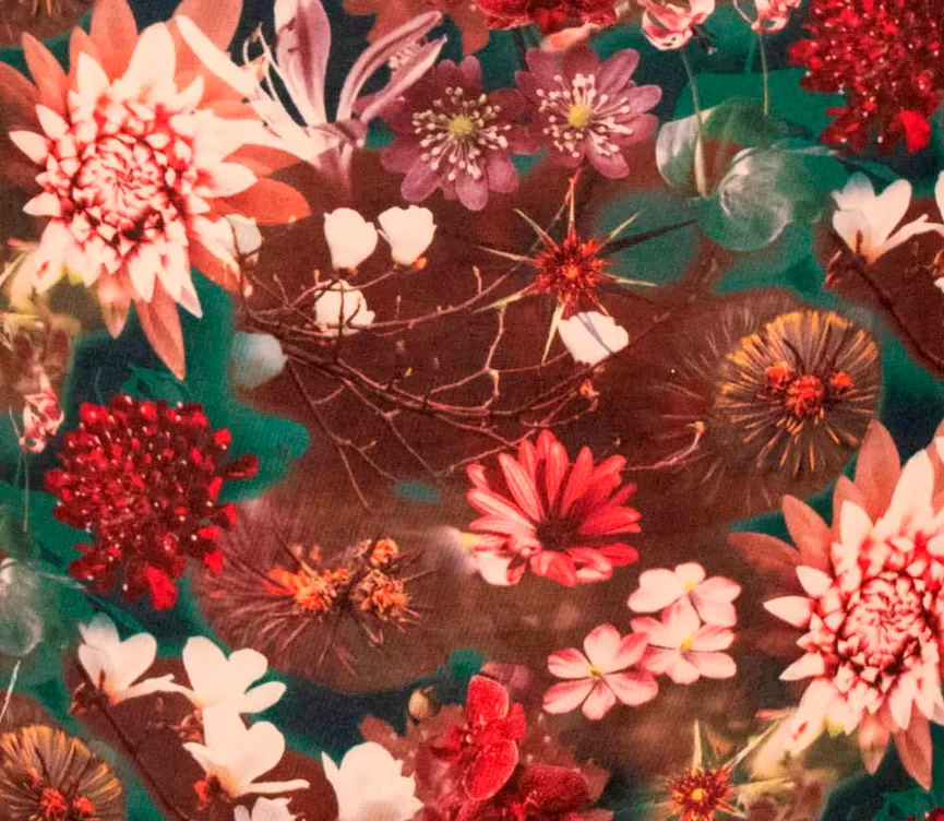Kissenhülle Floral material_farbe