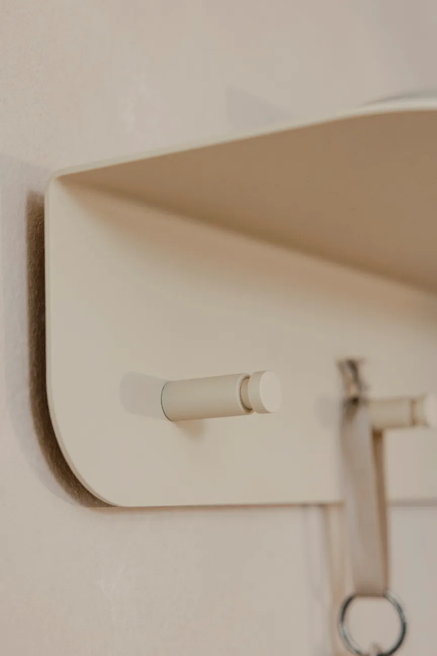Wandgarderobe detail