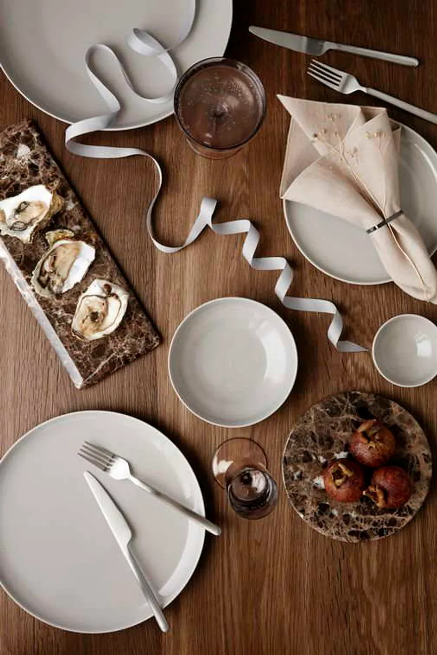 Serviette "Lineo" tan milieu