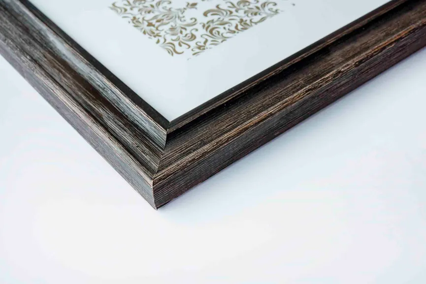 Rahmen Vintage schwarz 40x50 c detail