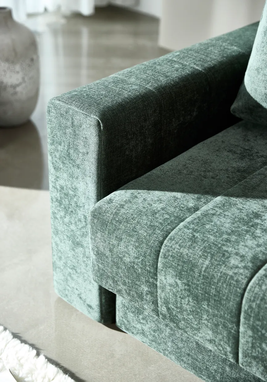 Schlafsofa Lounger + Armlehnen detail