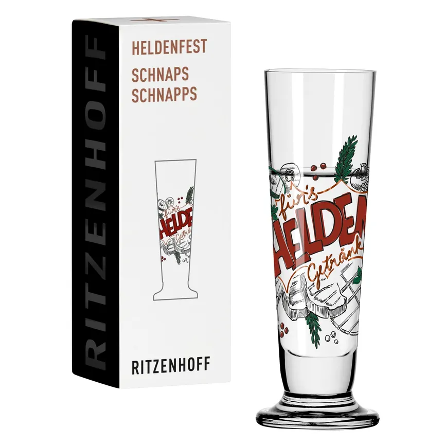 Schnapsglas "Heldenfest" 52 ml detail