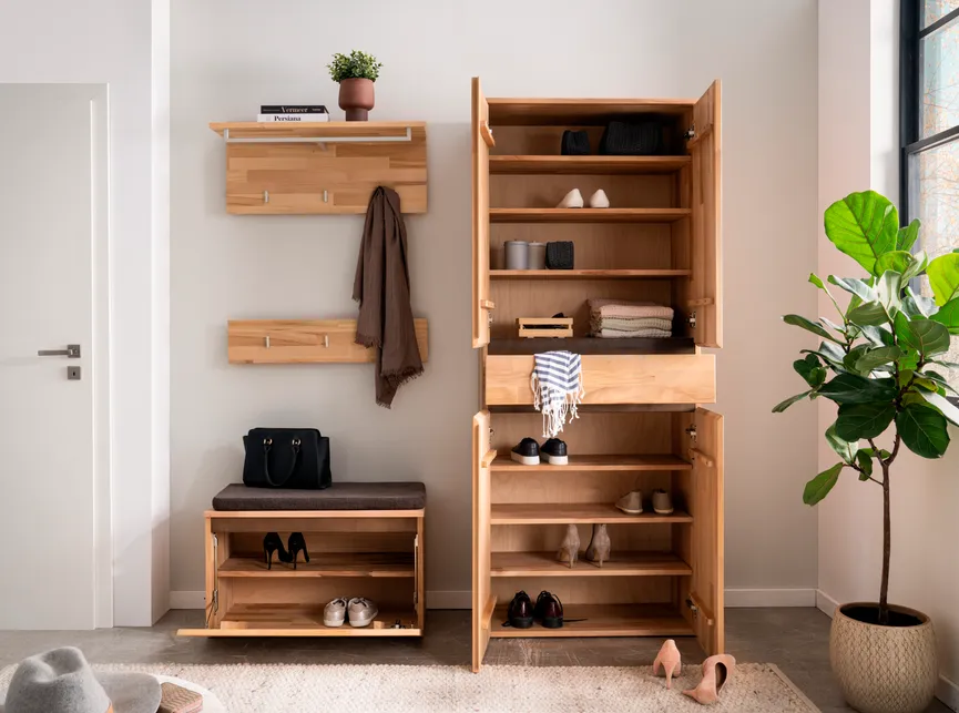 Wandgarderobe 1KS 3H detail