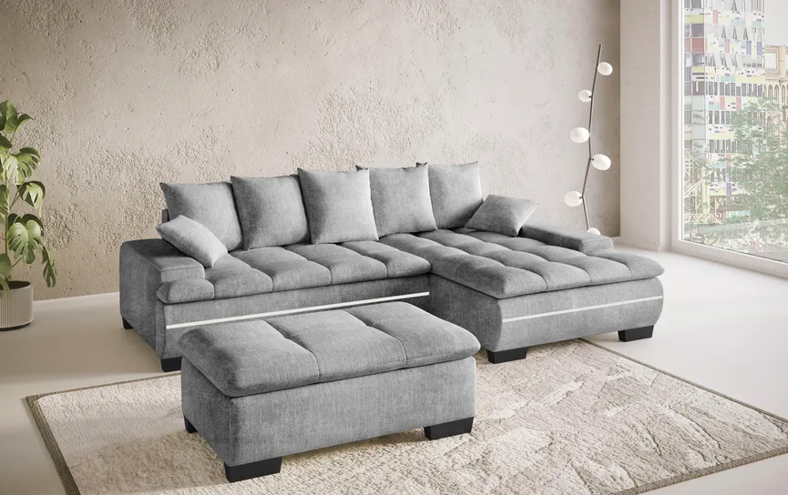 Ecksofa+LED detail