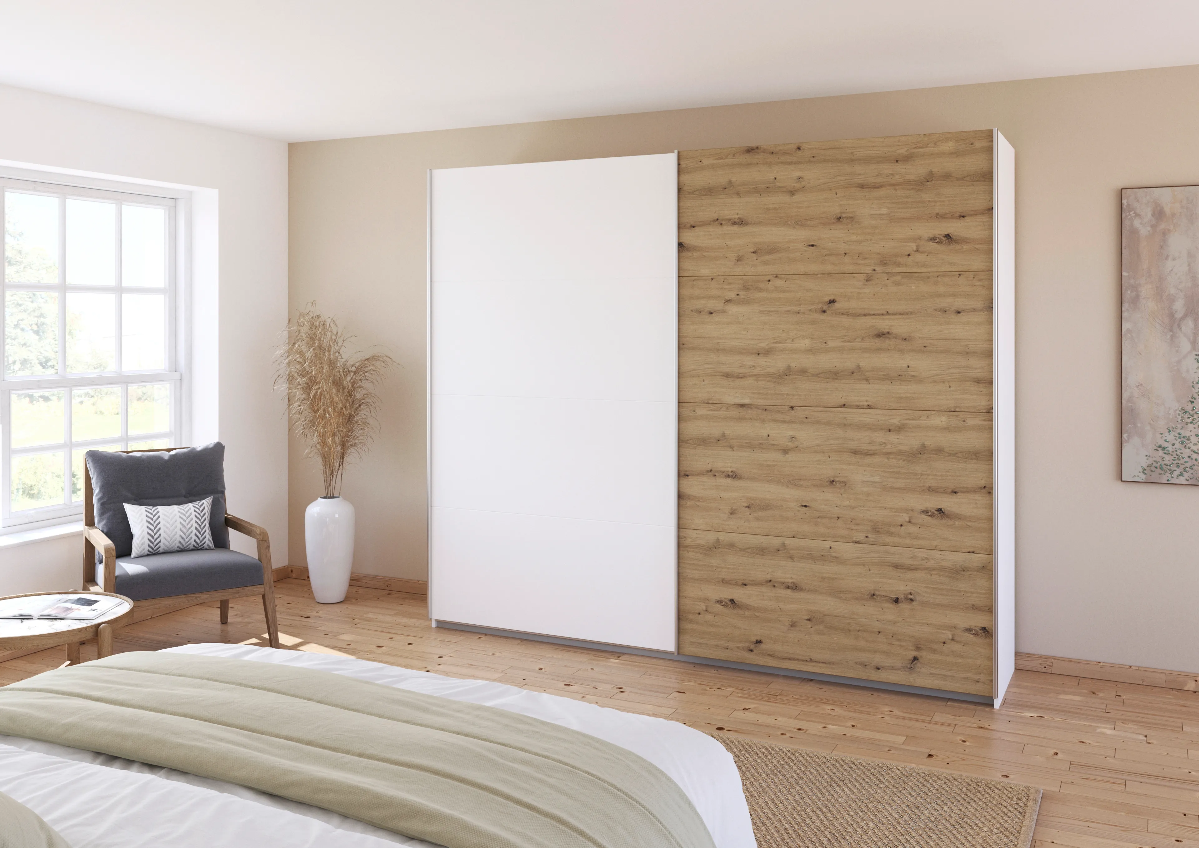 Schwebetürenschrank Quadra 271 x 229 cm