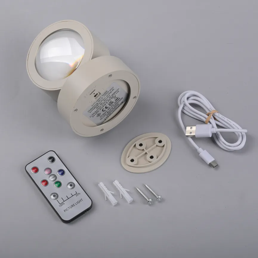 Akku-Wandleuchte "Akku-Chia" detail