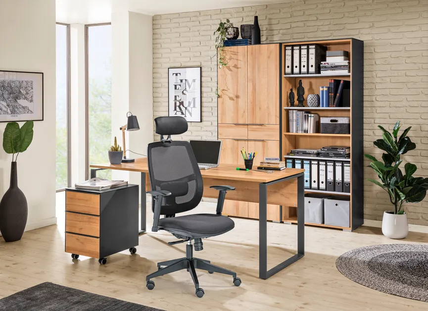 Drehstuhl inkl. Kopfstütze milieu