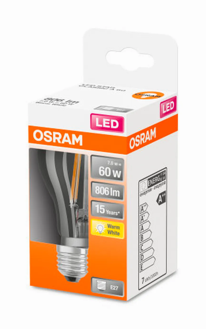E27/7 Watt LED Birne detail