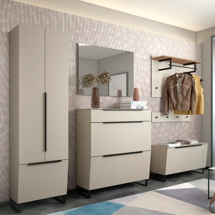 Wandgarderobe milieu