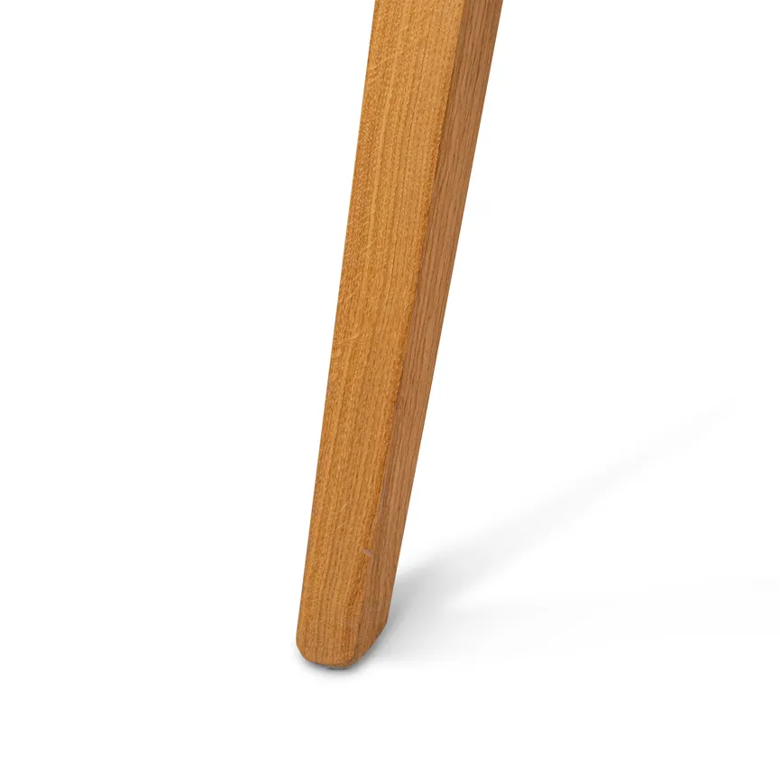 Armlehnstuhl 4 Fuß Eiche detail