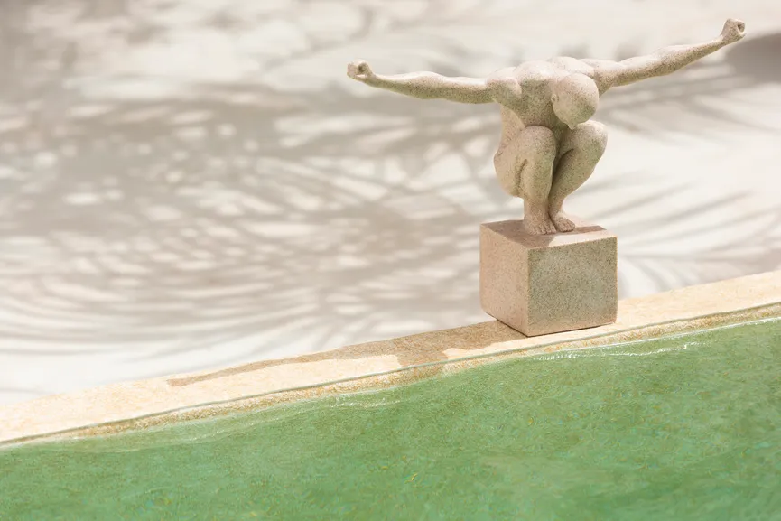 Figur "Athlet" sand milieu