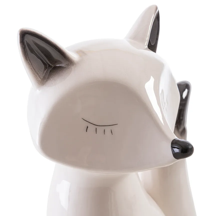 Figur "Fuchs" S weiß-schwarz material_farbe