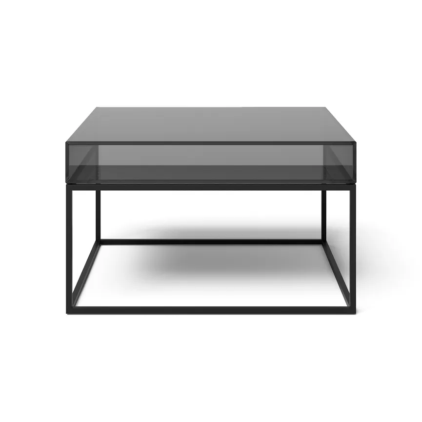Couchtisch Cube Glasbox detail