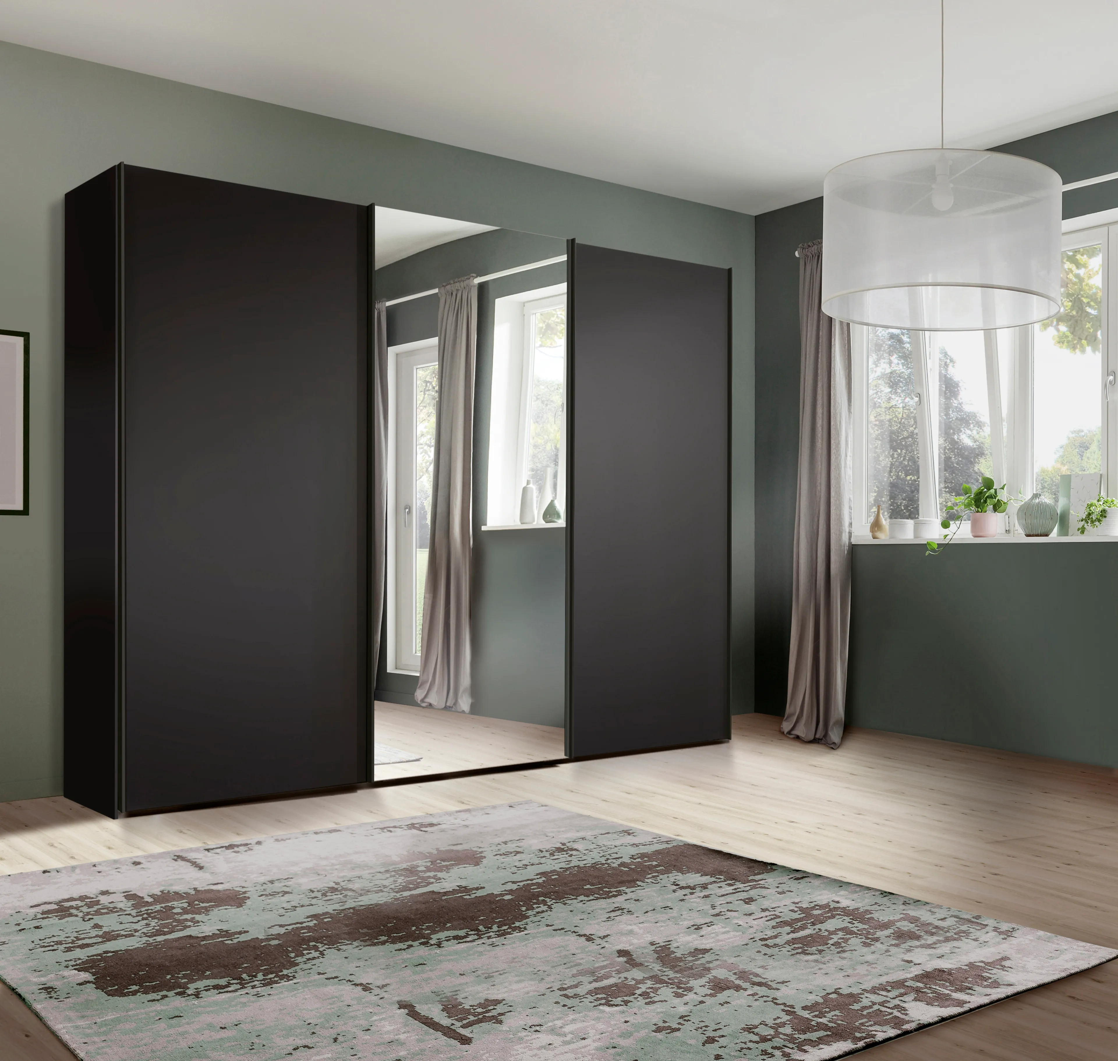 Schwebetürenschrank Savena 240 x 223 cm