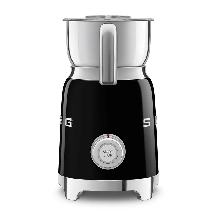 Milchaufschäumer schwarz 50´s detail