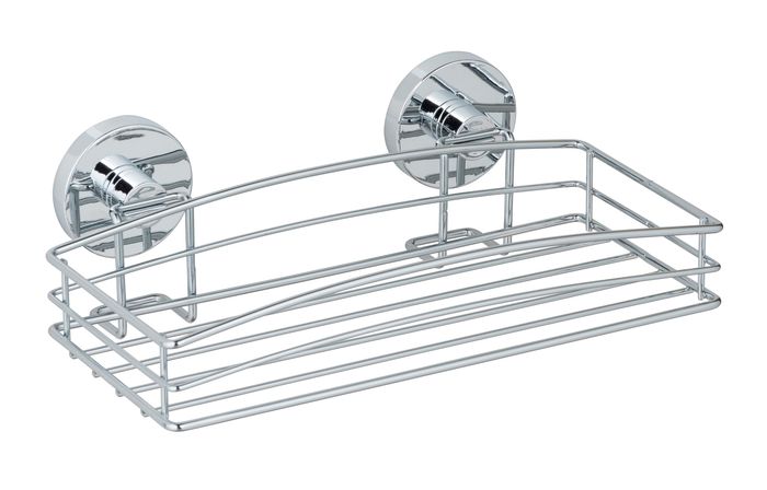 WENKO Badablage Silber Vacuum-Loc