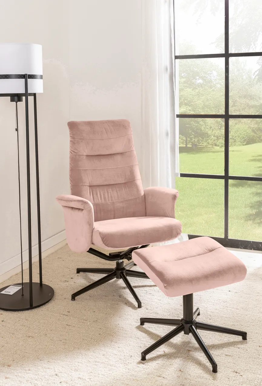 Relaxsessel + Hocker milieu