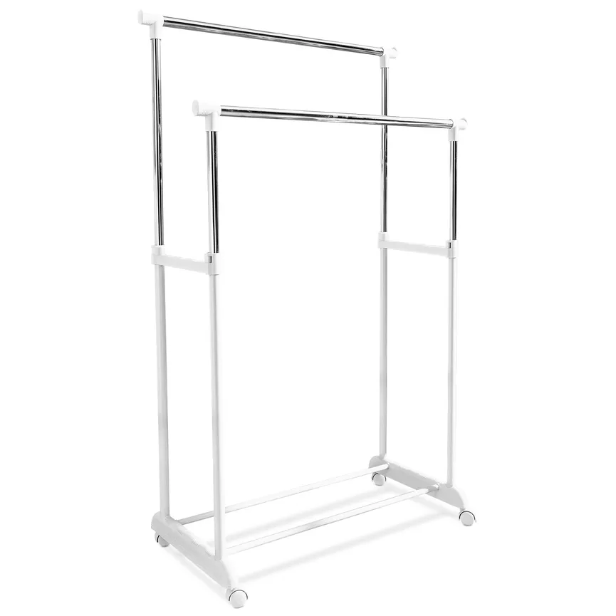 Doppelkleidertrolley Weiß hauptaufnahme