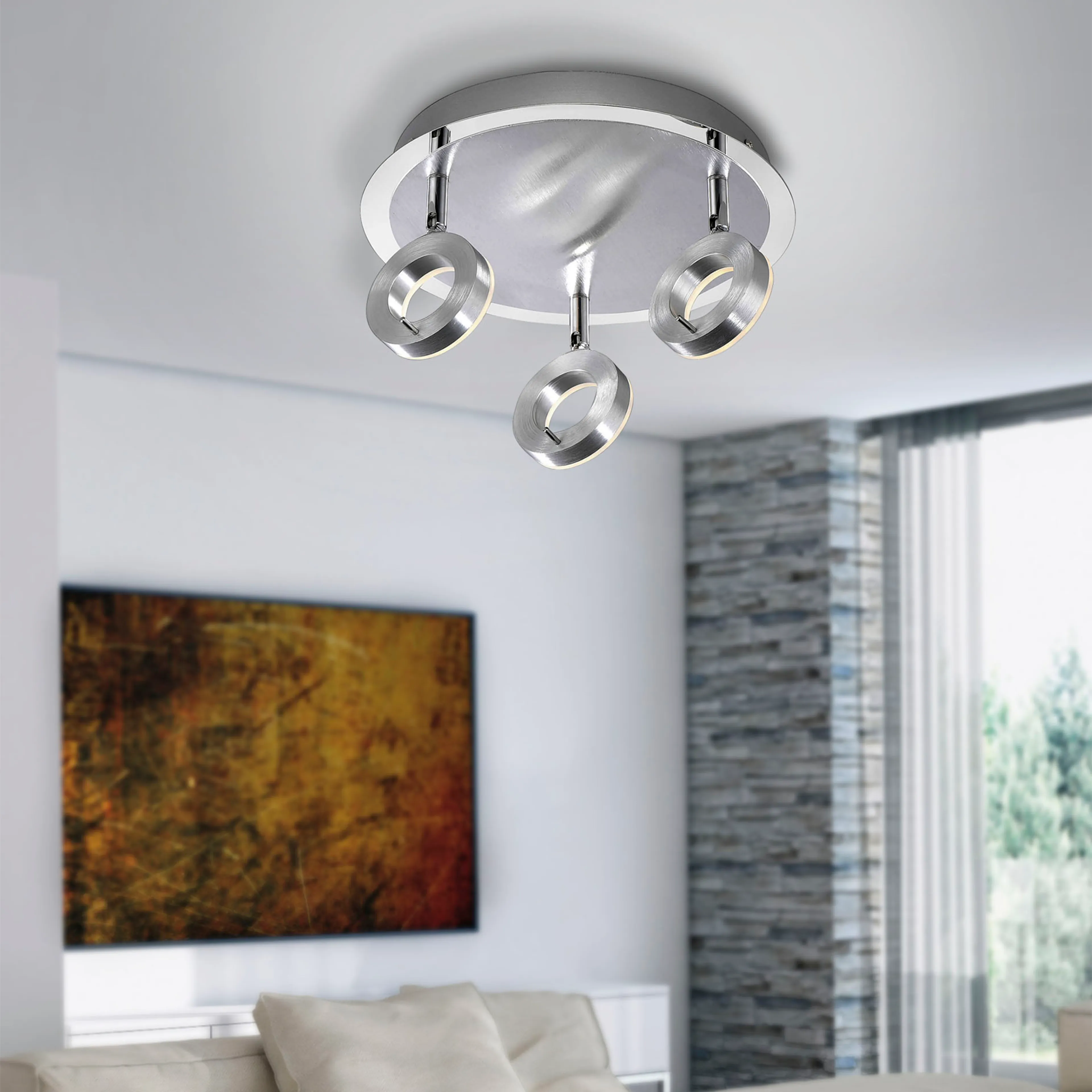 LED-Deckenleuchte Sileda