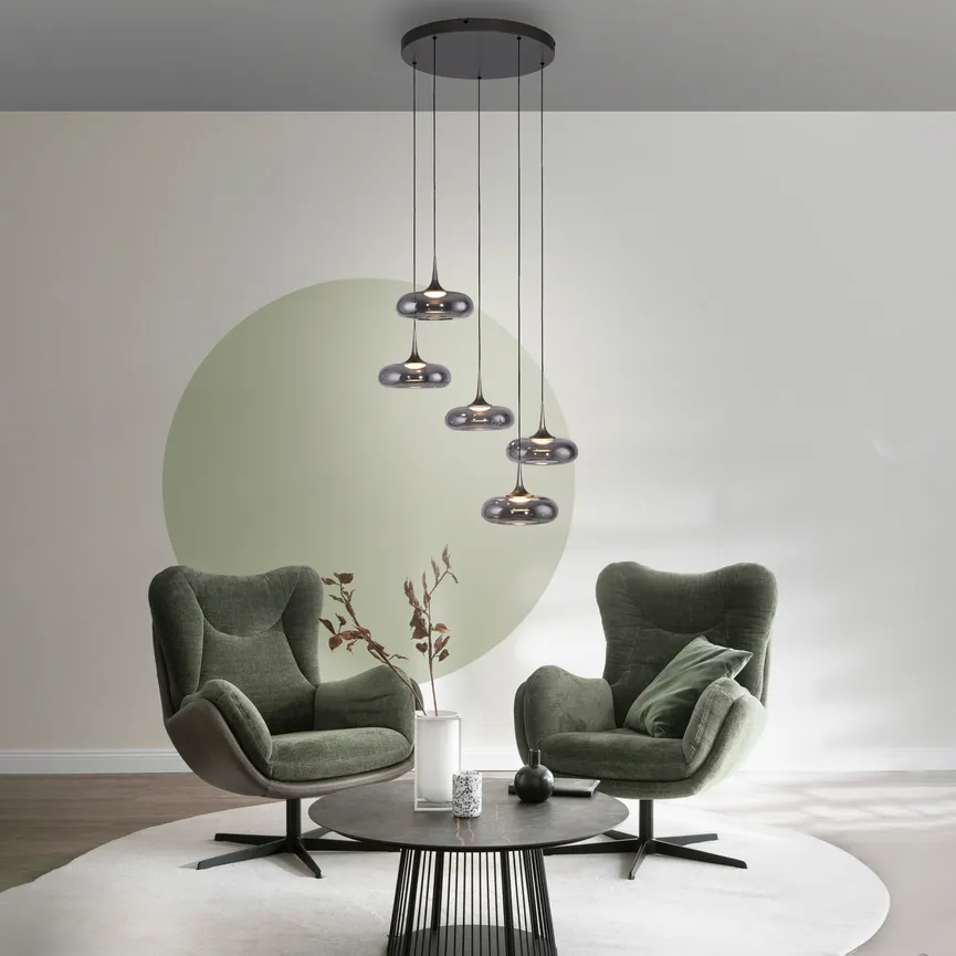 Pendelleuchte "POSH" milieu