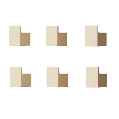 Kleiderhaken 6er-Set