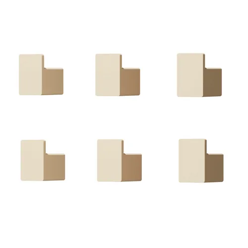 Kleiderhaken 6er-Set