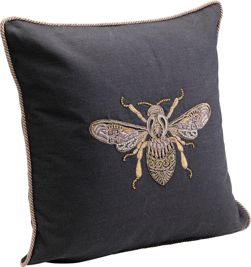 Kissen "Glitter Bee" detail