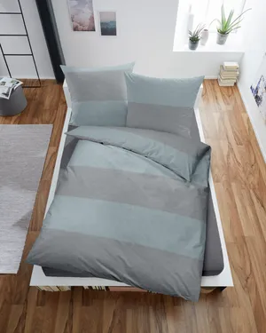Melange-Flanell-Bettwäsche