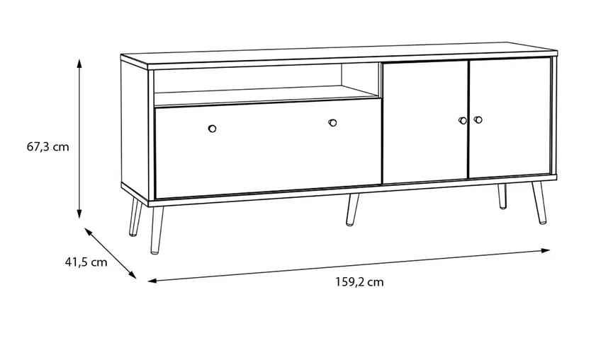 TV-Lowboard detail