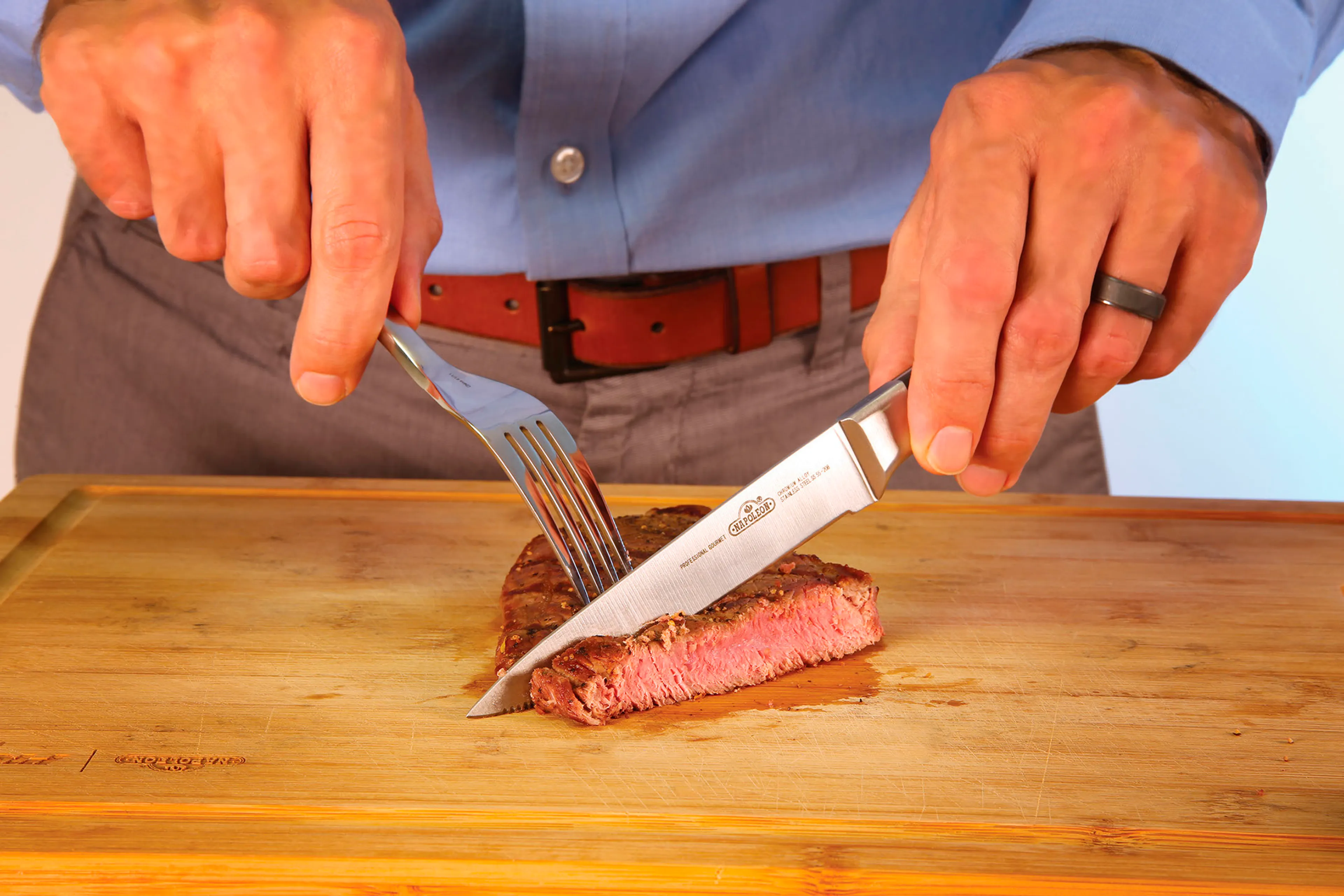 Steakmesser Wellenschliff 