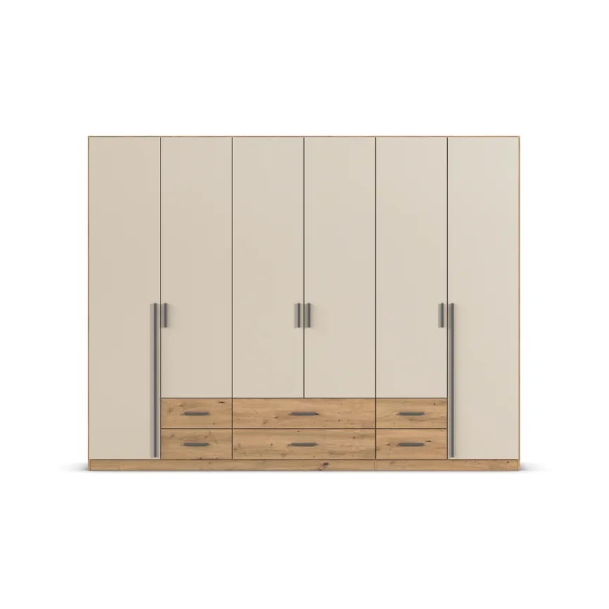 Drehtürenschrank 6-trg. detail