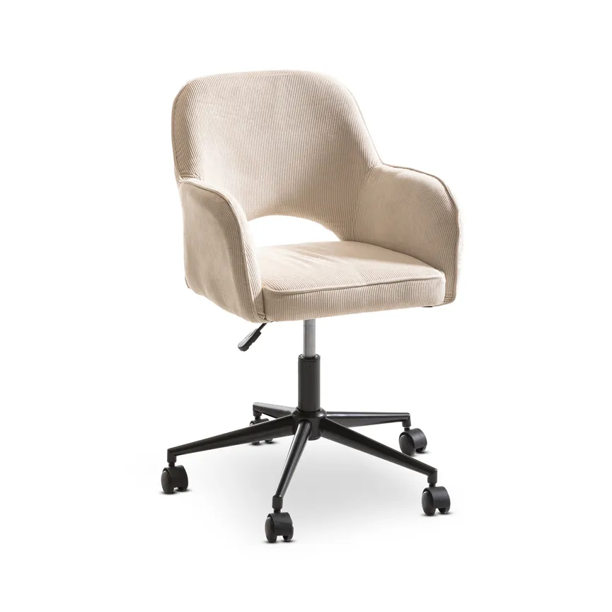 Drehstuhl beige hauptaufnahme