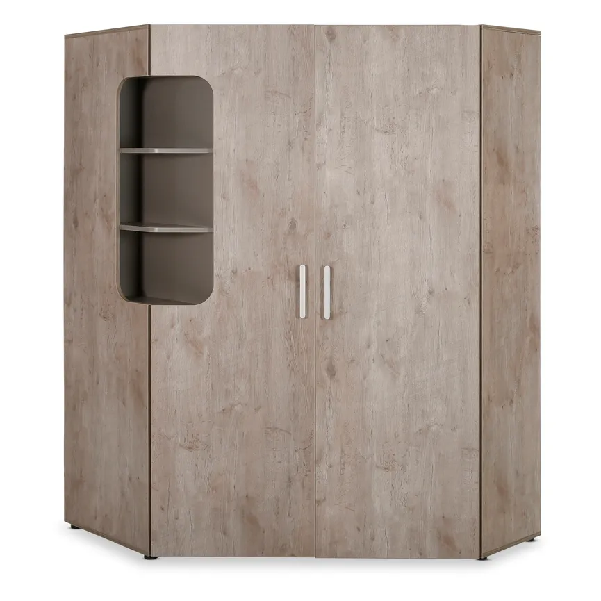 Eck-Kleiderschrank 2-trg. feature