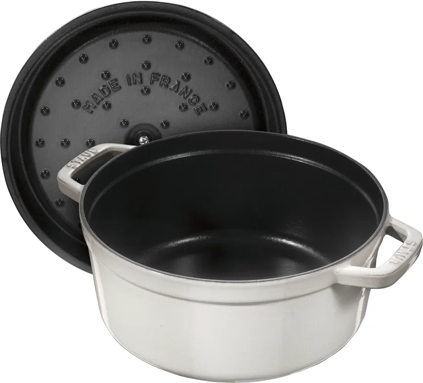 Cocotte rund Weisser Trüffel detail