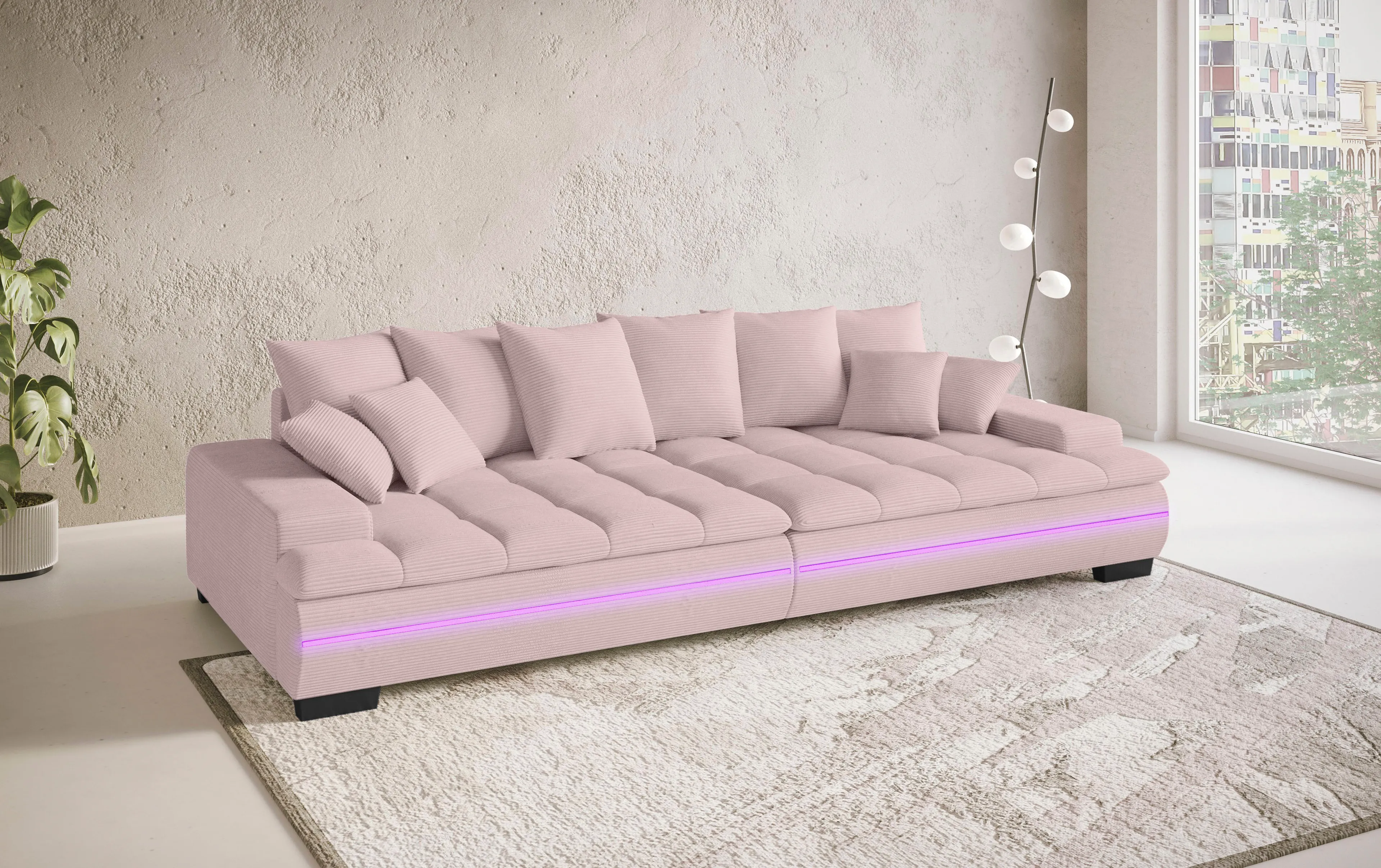 Bigsofa mit LED-Beleuchtung Haiti II