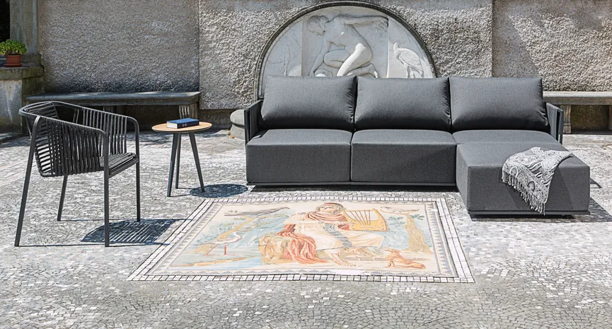 Sessel anthrazit Struktur matt milieu