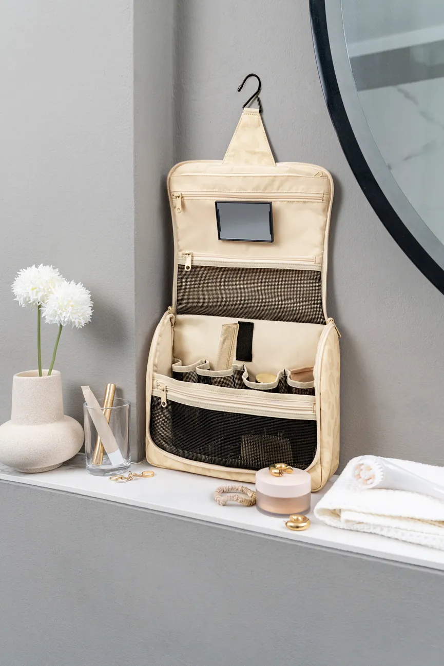 Toiletbag "Leo Vanilla" XL milieu