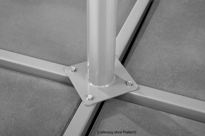 Alu-Schirm detail
