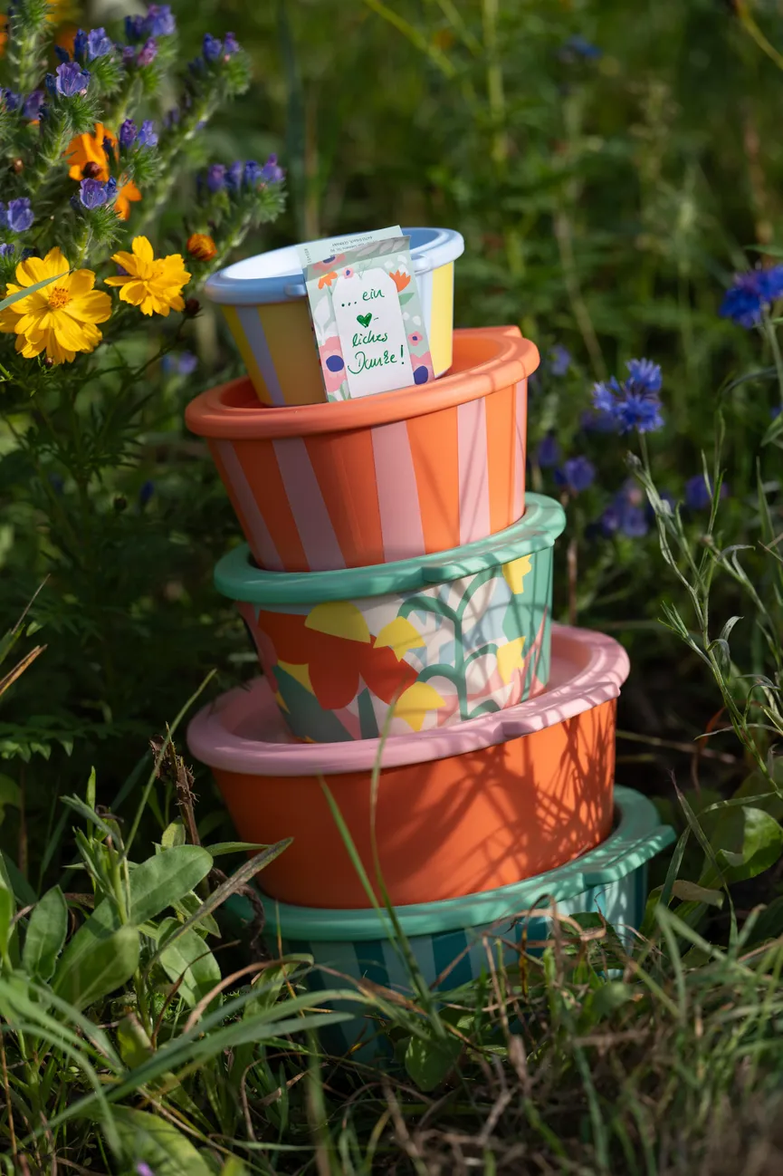 Box "Nora Stripes" 250 ml milieu