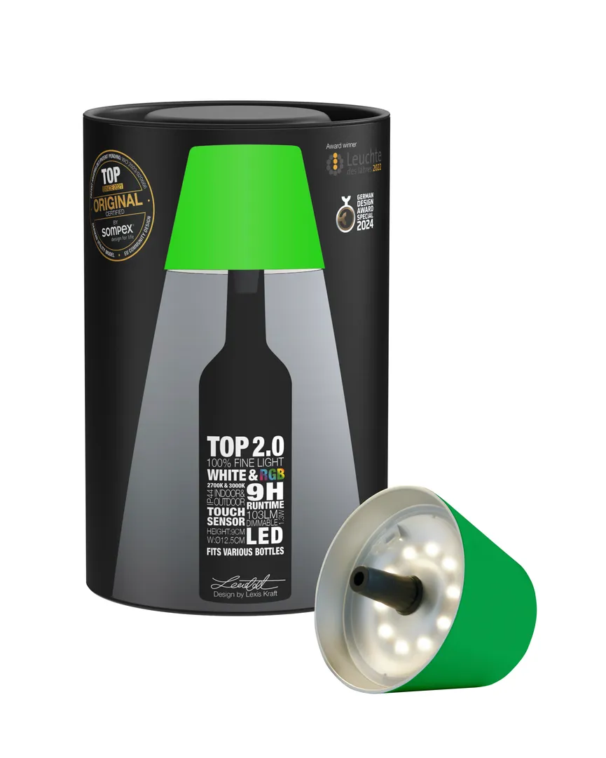 Flaschenleuchte "Top 2.0" detail