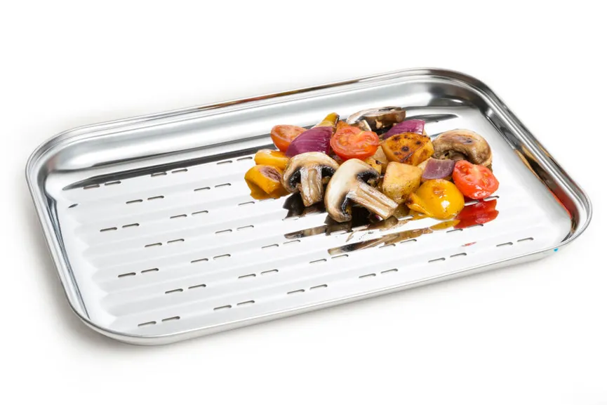 Grillplatte Edelstahl hauptaufnahme