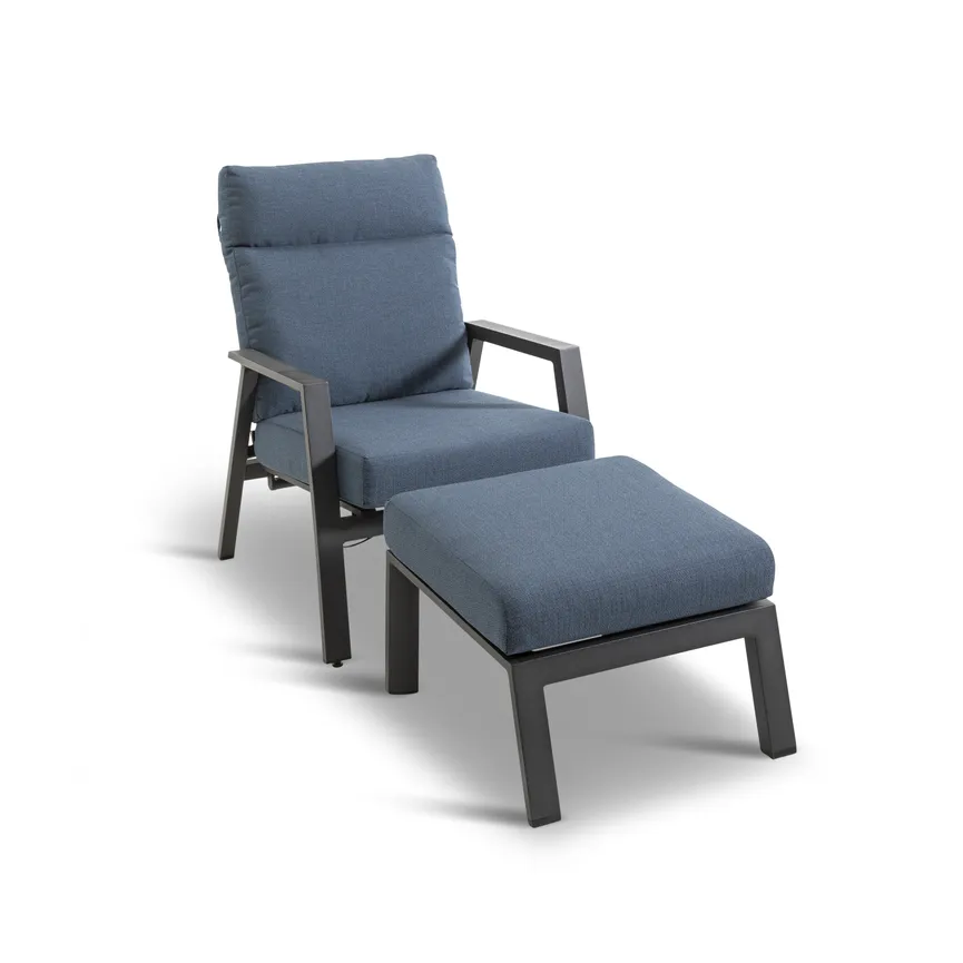 Loungesessel Blau detail